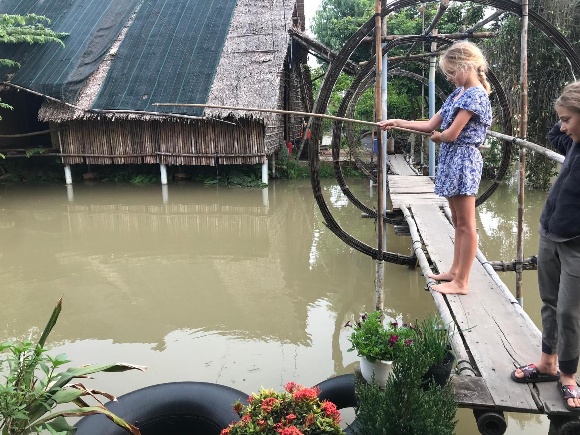 Maison En Bambou Phong-Le Vent Apartment Sa Dec Exterior photo